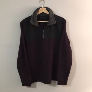 Banana Republic Quarter zip pullover sweater